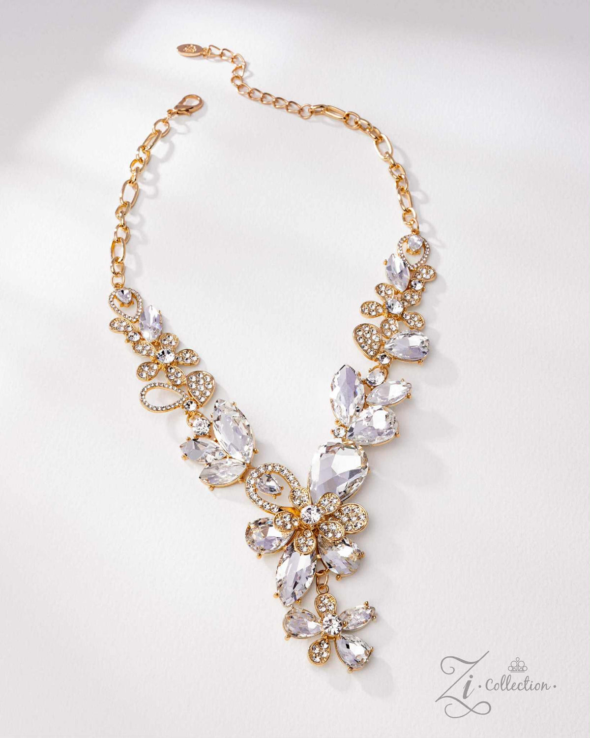 Effulgent 2025 Zi Collection Necklace - Paparazzi Accessories- Flat Lay -CarasShop.com - Paparazzi Jewelry by Cara Jewels