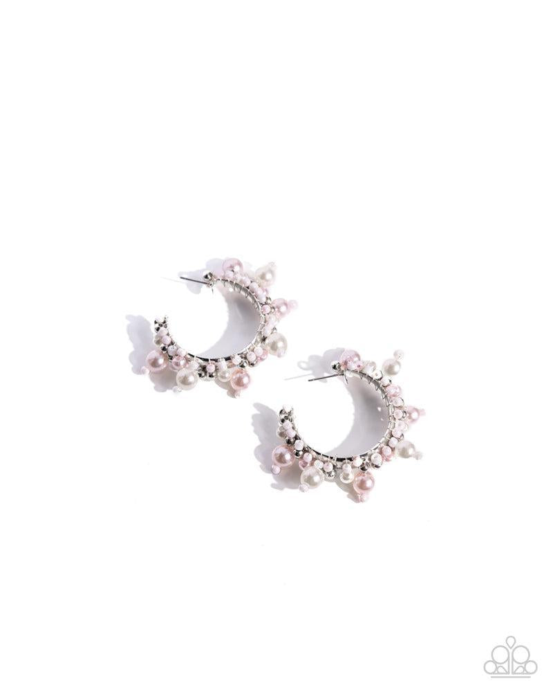 Elite Expense Pink Earrings - Paparazzi Accessories