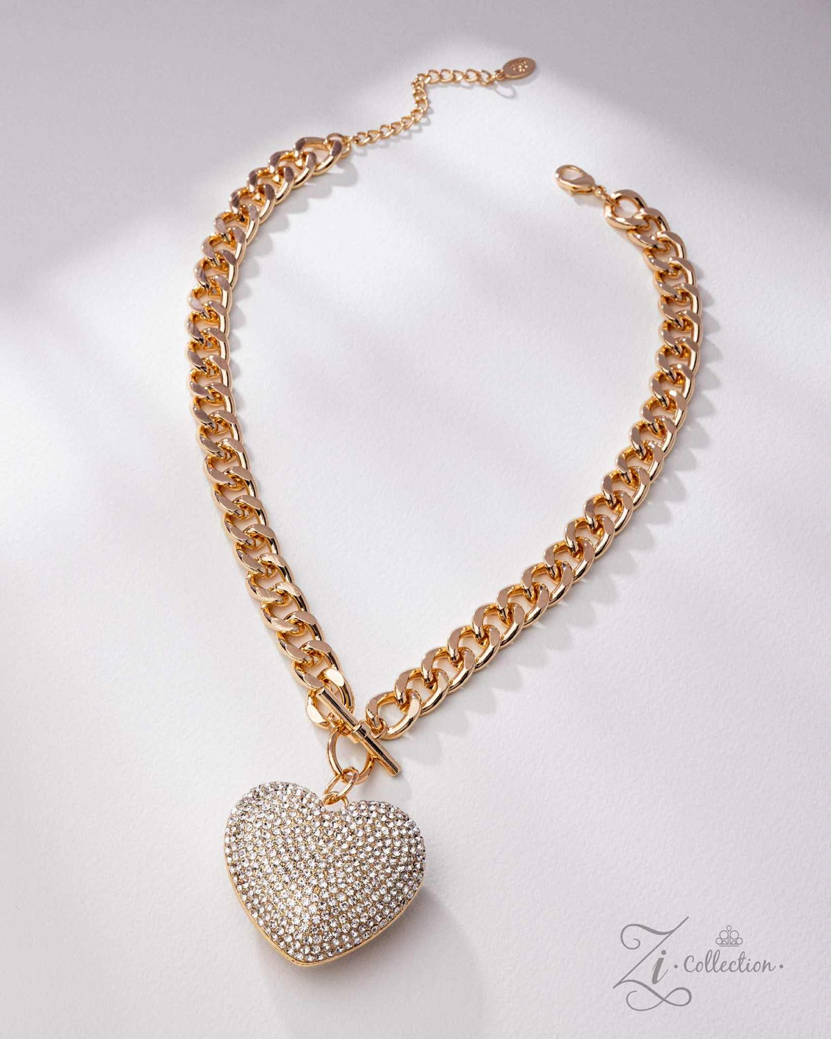 Enamored 2025 Zi Collection Necklace - Paparazzi Accessories- Flat Lay -CarasShop.com - Paparazzi Jewelry by Cara Jewels