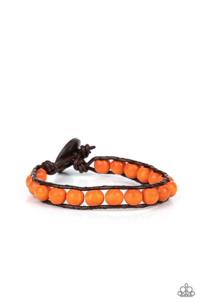 Epic Explorer Orange Bracelet - Paparazzi Accessories