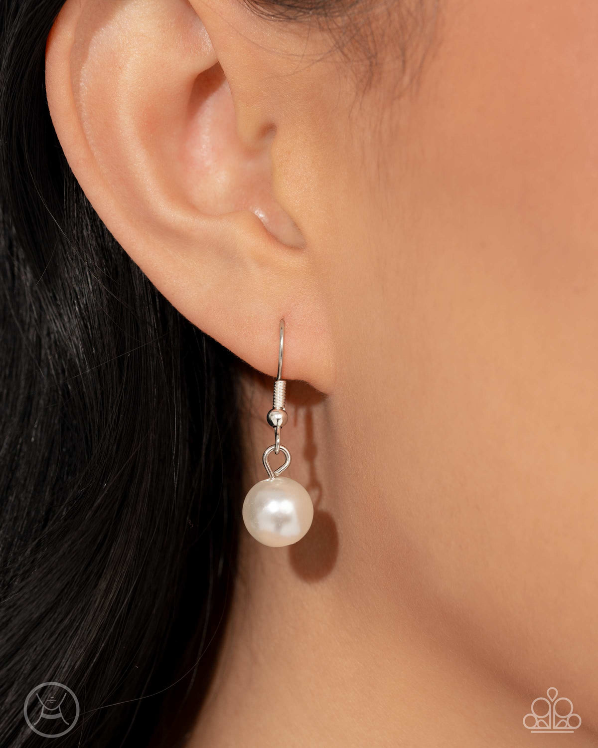 Euphoric Elegance Multi & White Necklace - Paparazzi Accessories - free matching earrings -CarasShop.com - Paparazzi Jewelry by Cara Jewels