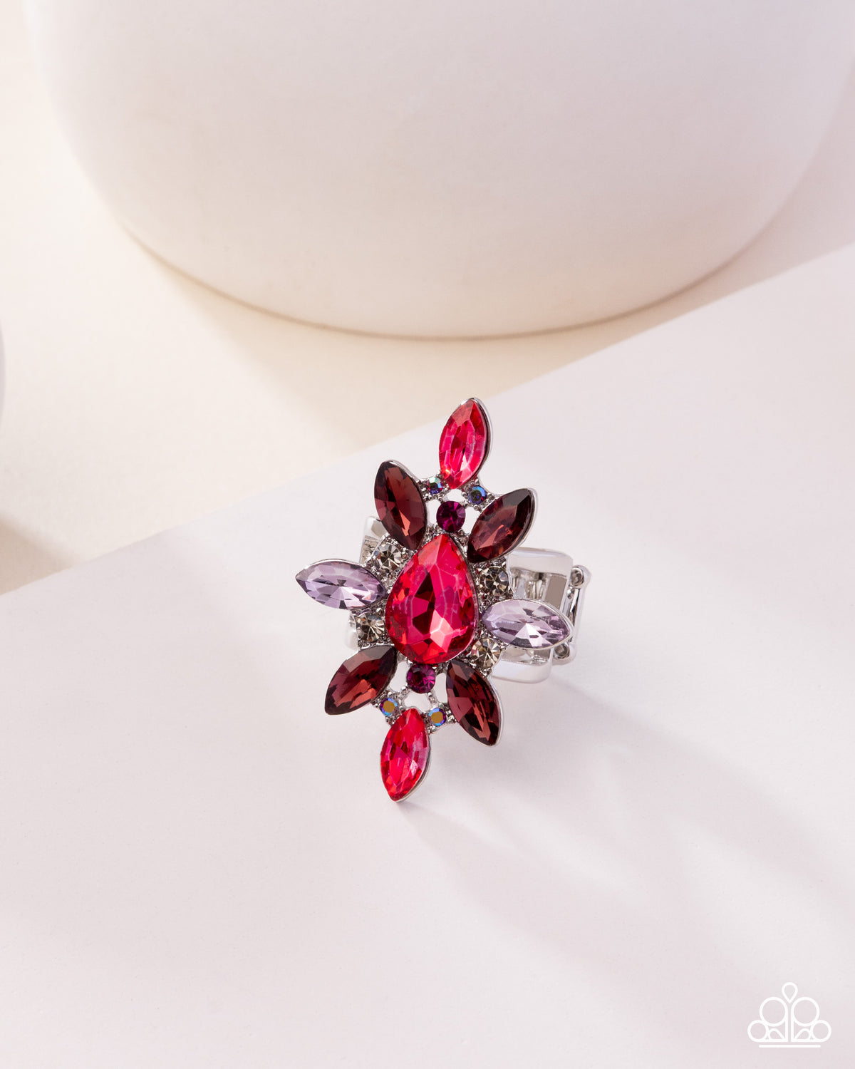 Explosive Element Pink Gem Ring - Paparazzi Accessories