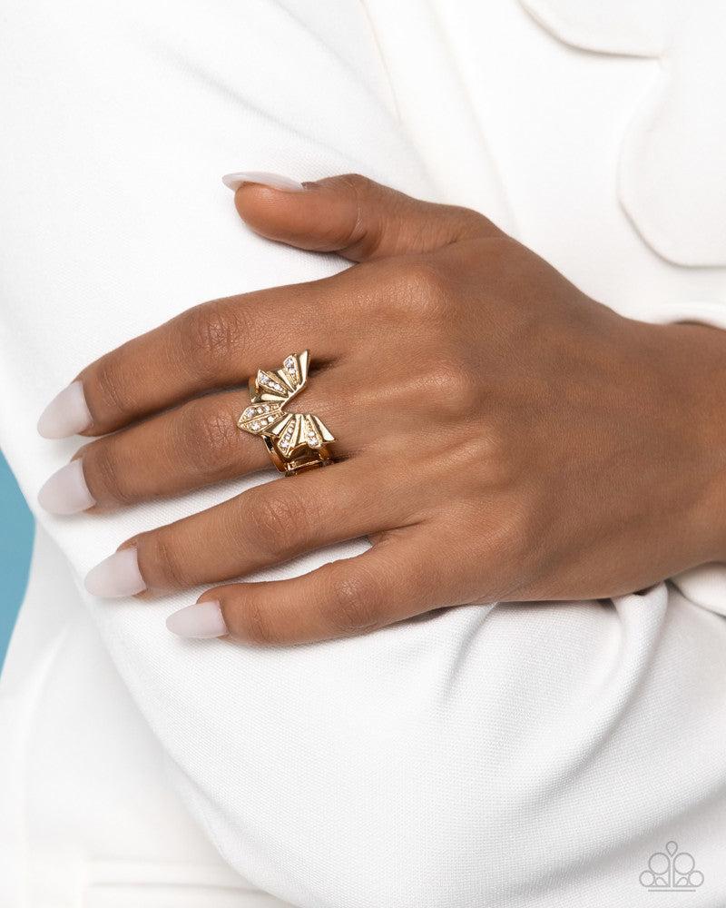 Extra Empirical Gold Ring - Paparazzi Accessories