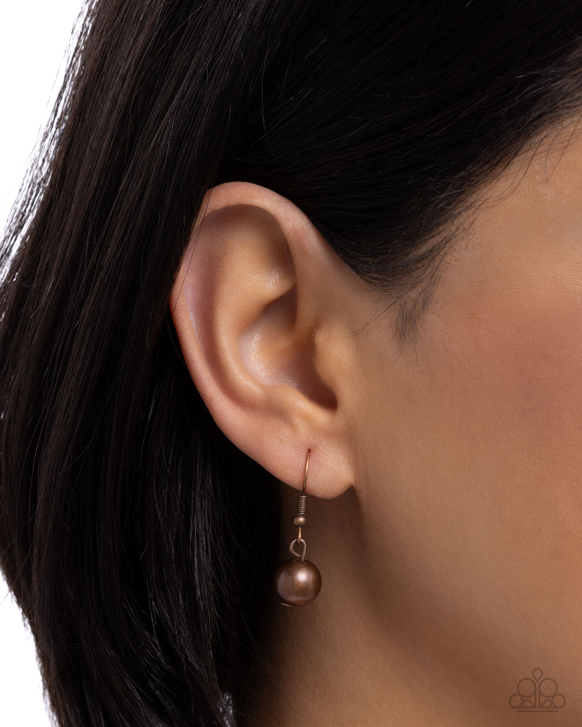 Extroverted Ease Copper & Blue Necklace - Paparazzi Accessories - free matching earrings - CarasShop.com - Paparazzi Jewelry by Cara Jewels