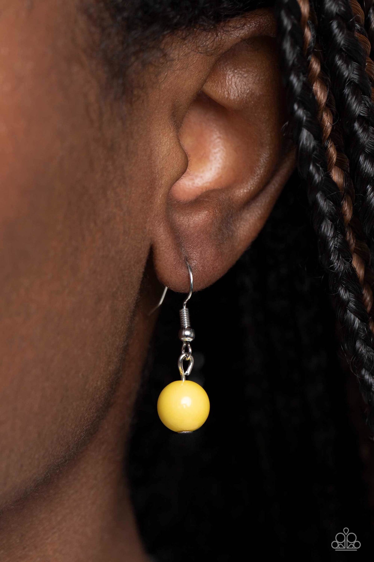 Fetching Filigree Yellow Necklace - Paparazzi Accessories