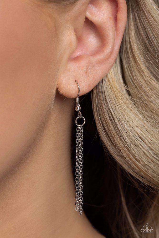 Floral Catwalk Red Necklace - Paparazzi Accessories - free matching earrings -CarasShop.com - Paparazzi Jewelry by Cara Jewels