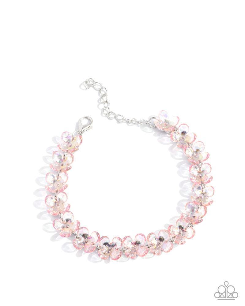 Floral First Pink Bracelet - Paparazzi Accessories