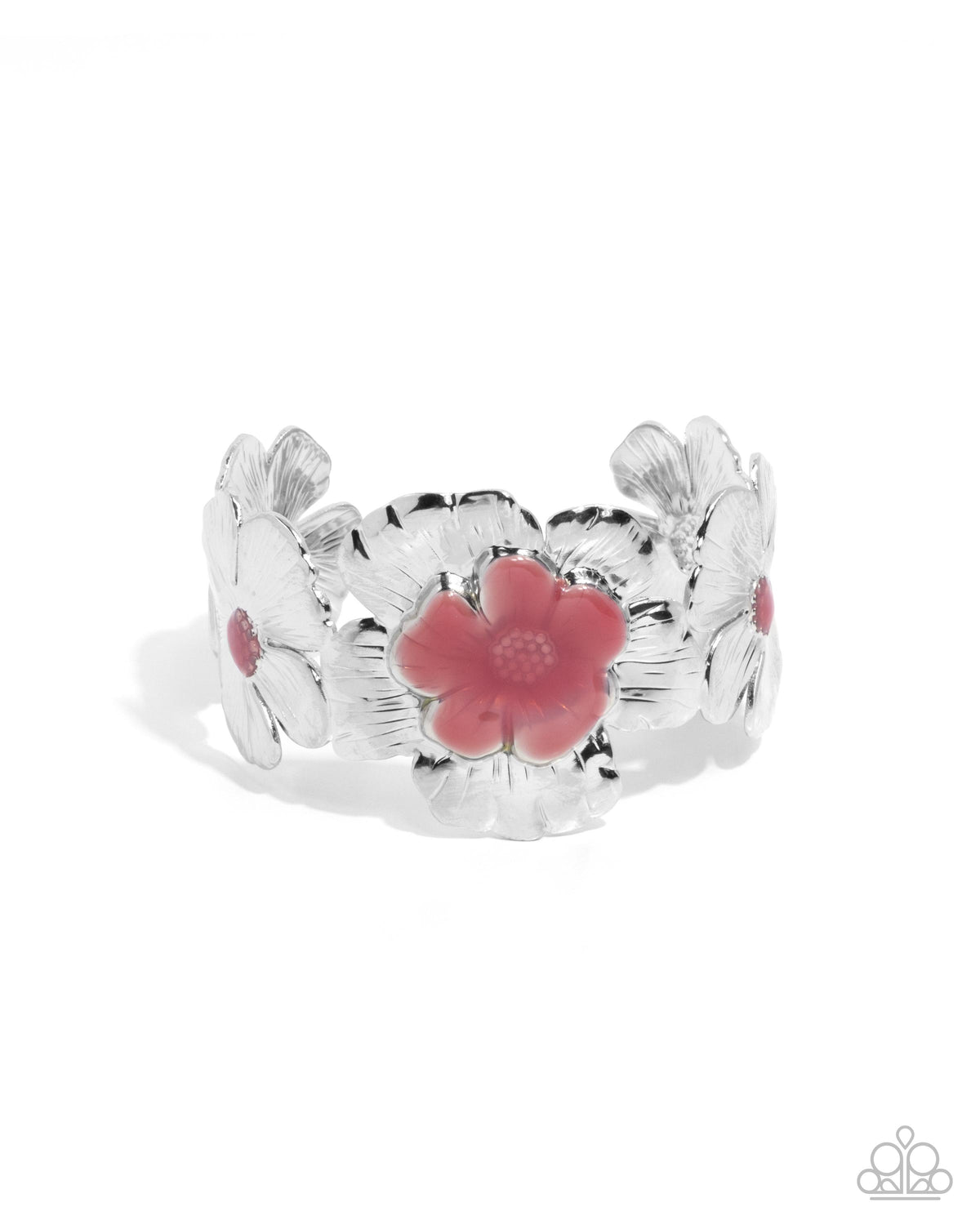 Floral Foundation Pink Bracelet - Paparazzi Accessories