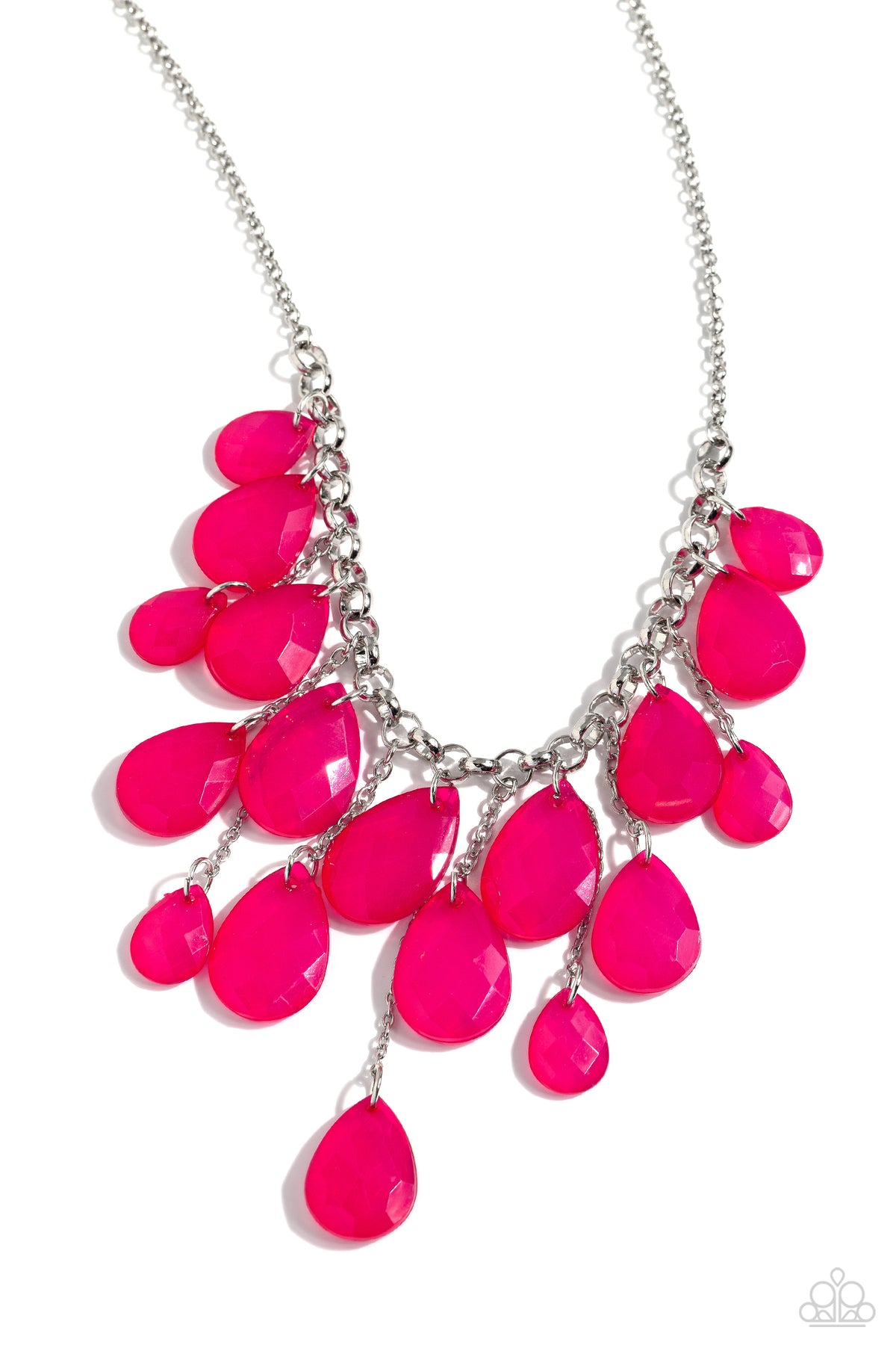 Front Row Flamboyance Pink Necklace - Paparazzi Accessories