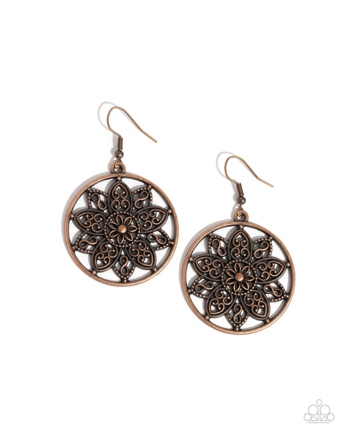 Garden Allure Copper Earrings - Paparazzi Accessories