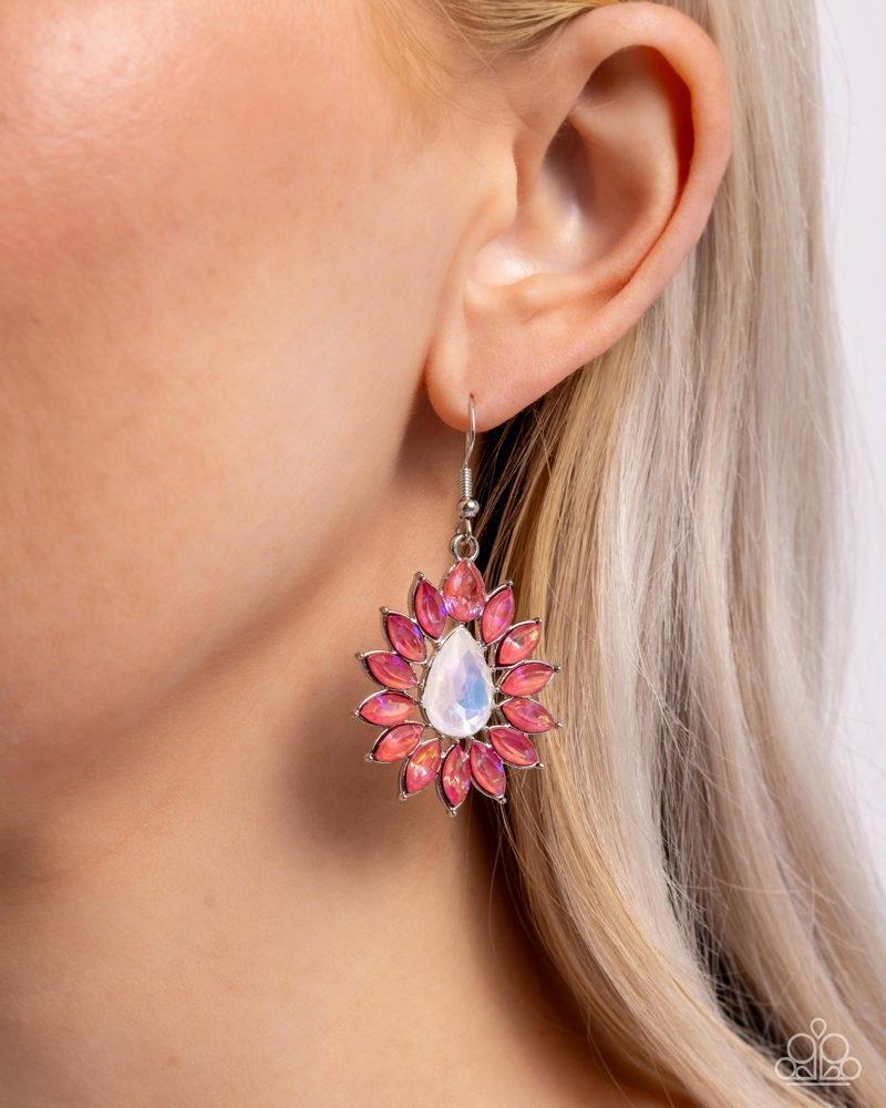 Giddy Generosity Pink Earrings - Paparazzi Accessories