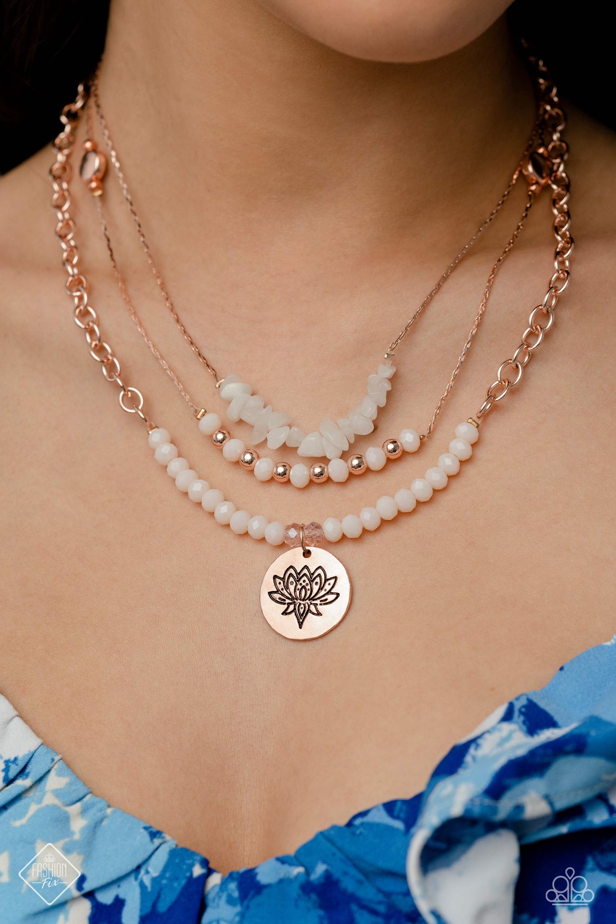 Glimpses of Malibu Set - June 2023 - Paparazzi Accessories- Necklace - CarasShop.com - Paparazzi Jewelry by Cara Jewels