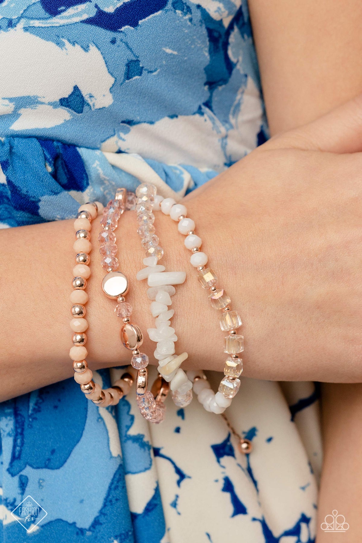 Glimpses of Malibu Set - June 2023 - Paparazzi Accessories- Bracelet - CarasShop.com - Paparazzi Jewelry by Cara Jewels