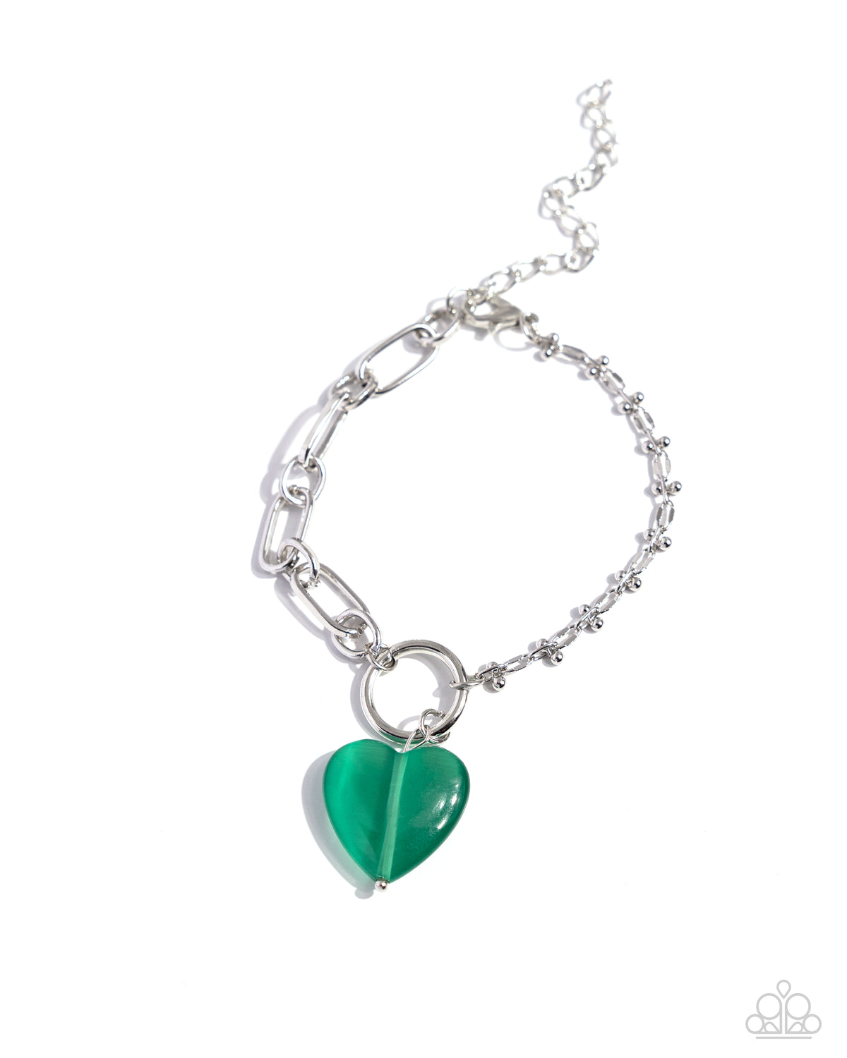 HEART Restoration Green Bracelet - Paparazzi Accessories