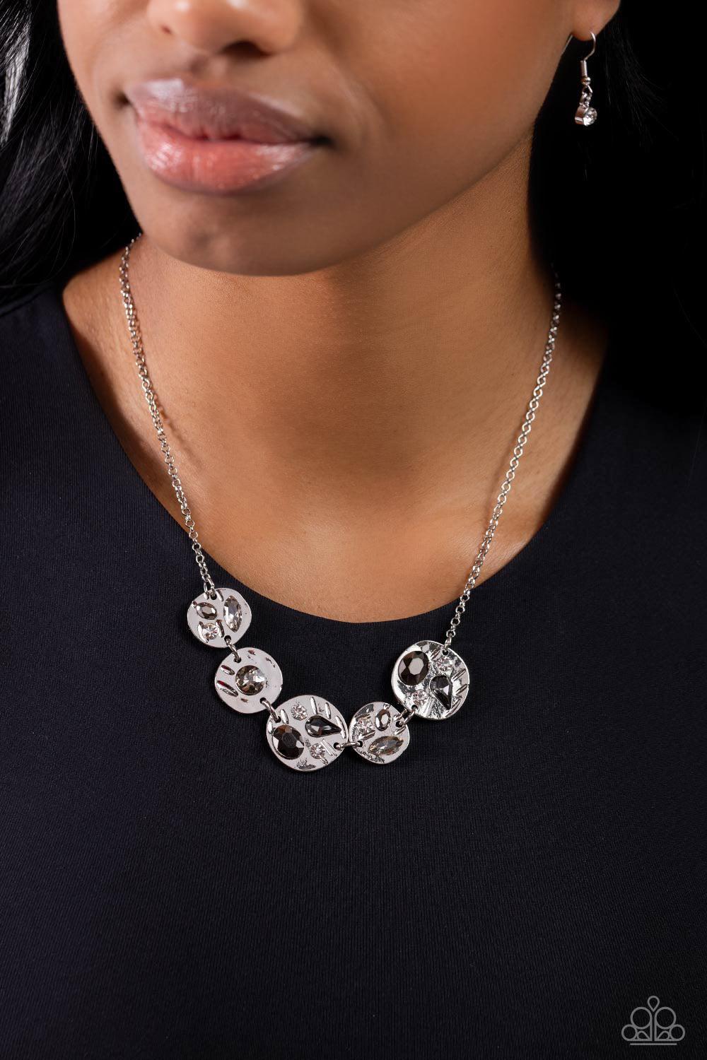 Handcrafted Honor Silver Necklace - Paparazzi Accessories
