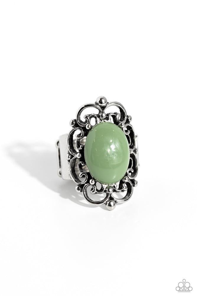 Happily EVERGLADE After Green Ring - Paparazzi Accessories