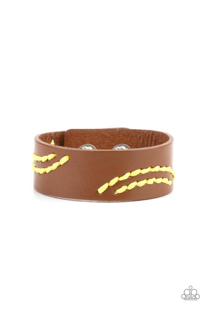 Harmonic Horizons Yellow Bracelet - Paparazzi Accessories