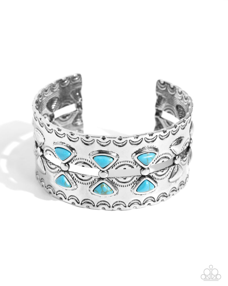 Harmonious Haven Blue Bracelet - Paparazzi Accessories