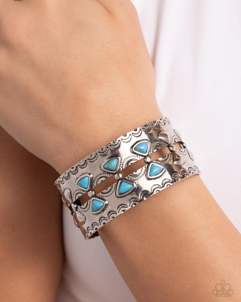 Harmonious Haven Blue Bracelet - Paparazzi Accessories