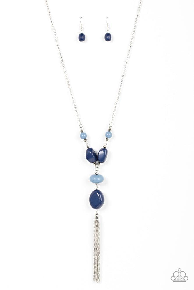 Heavenly Harmony Blue Necklace - Paparazzi Accessories