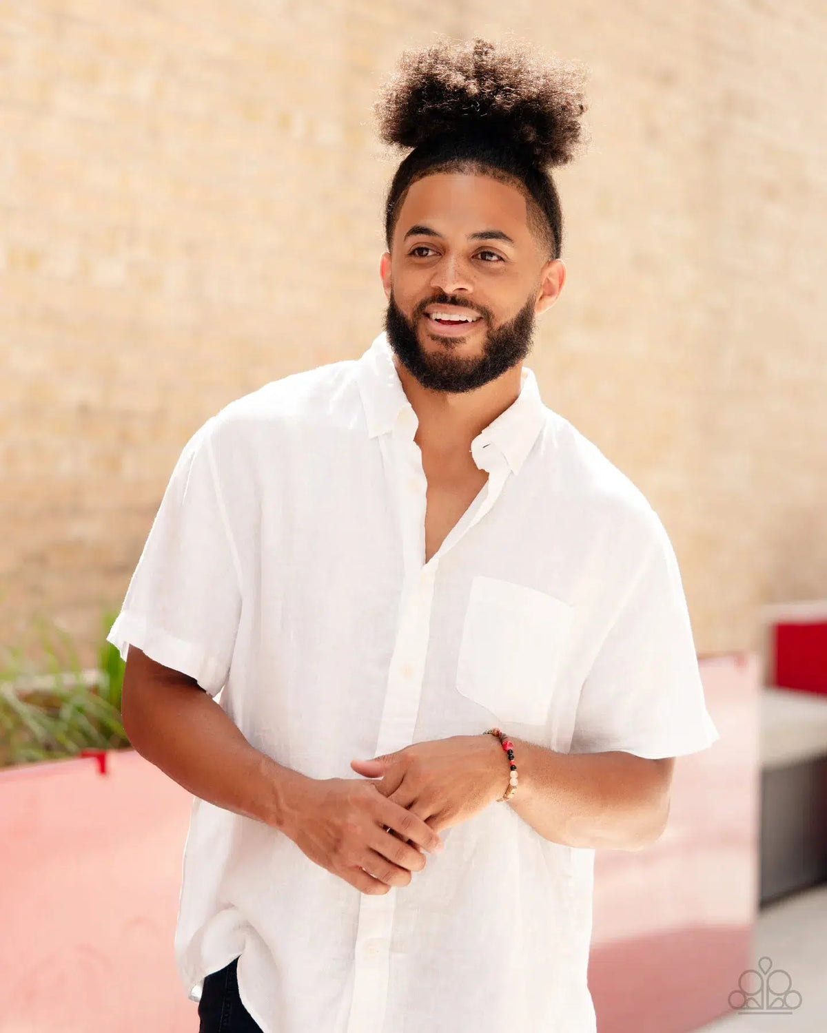 I "WOOD" Be So Lucky Orange Bracelet - Paparazzi Accessories- CarasShop.com - Paparazzi Jewelry by Cara Jewels