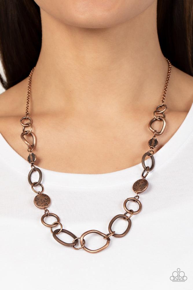 Industrial Intentions Copper Necklace - Paparazzi Accessories