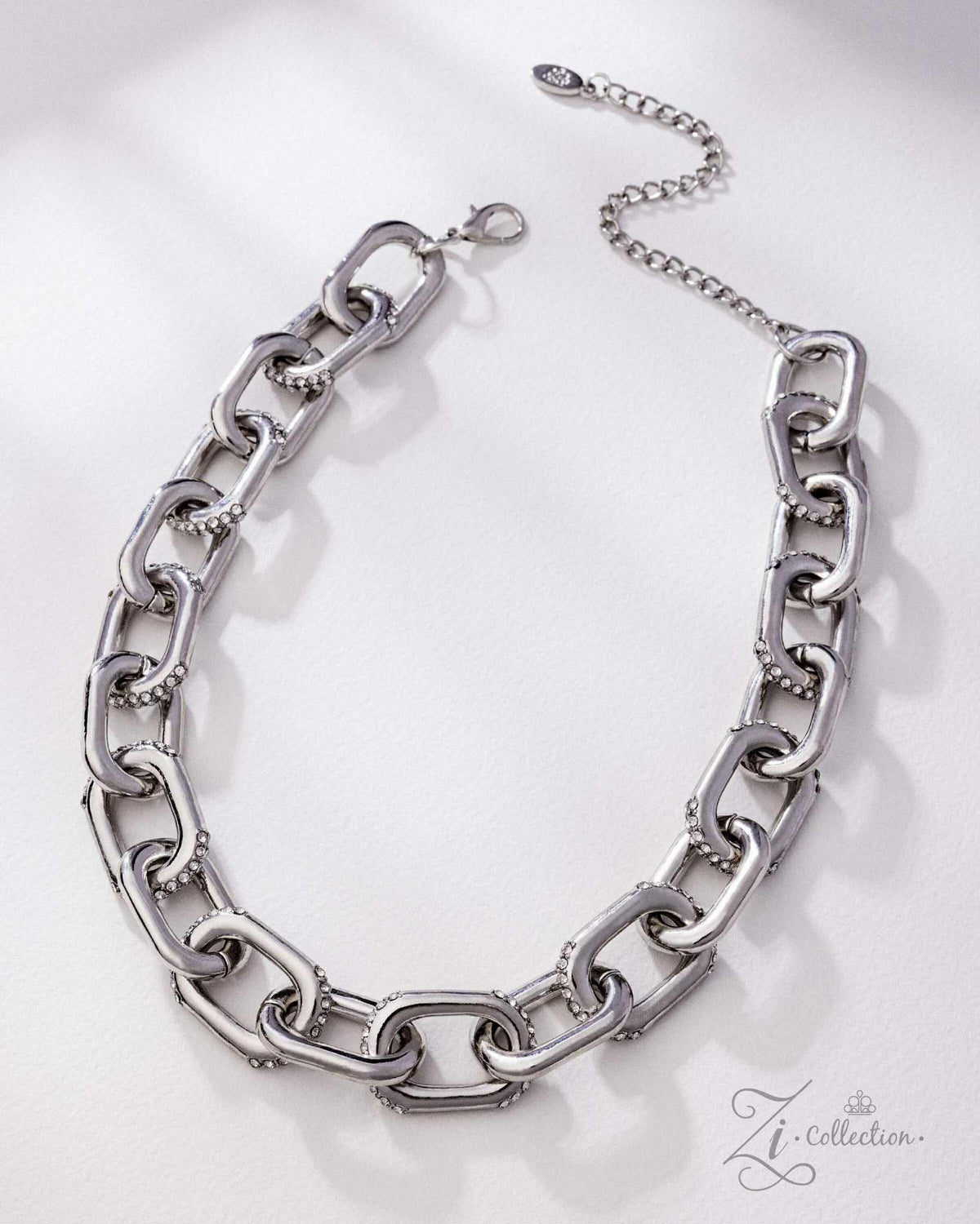 Insistent 2025 Zi Collection Necklace - Paparazzi Accessories- Flat Lay -CarasShop.com - Paparazzi Jewelry by Cara Jewels