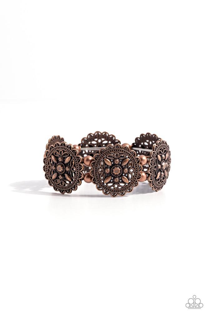Leave of Lace Copper Bracelet - Paparazzi Accessories