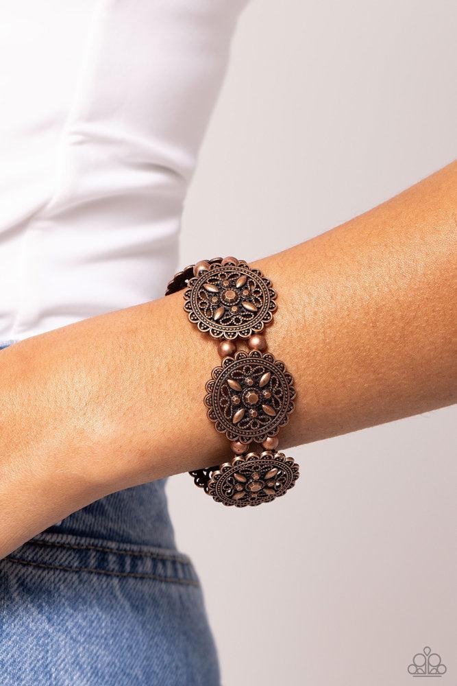 Leave of Lace Copper Bracelet - Paparazzi Accessories