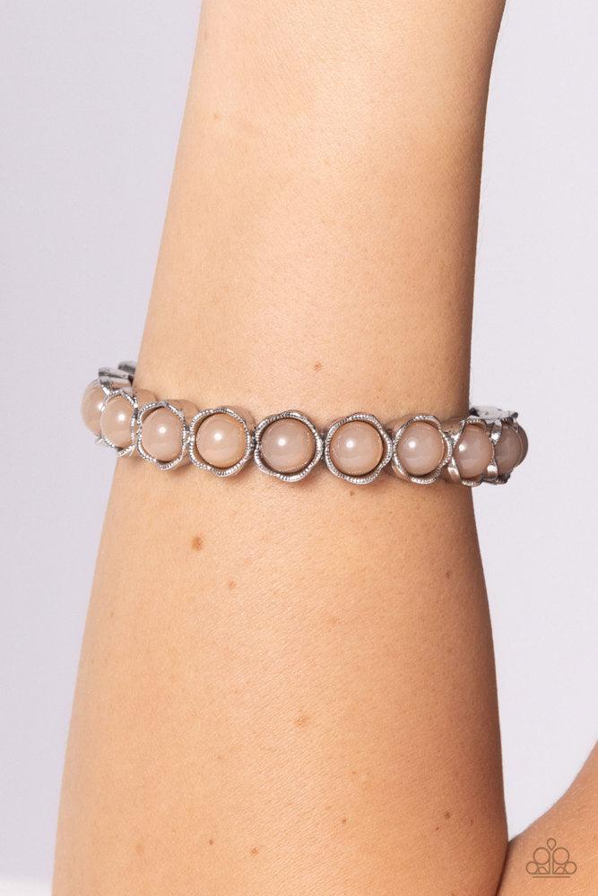 Let's be Buds Brown Bracelet - Paparazzi Accessories