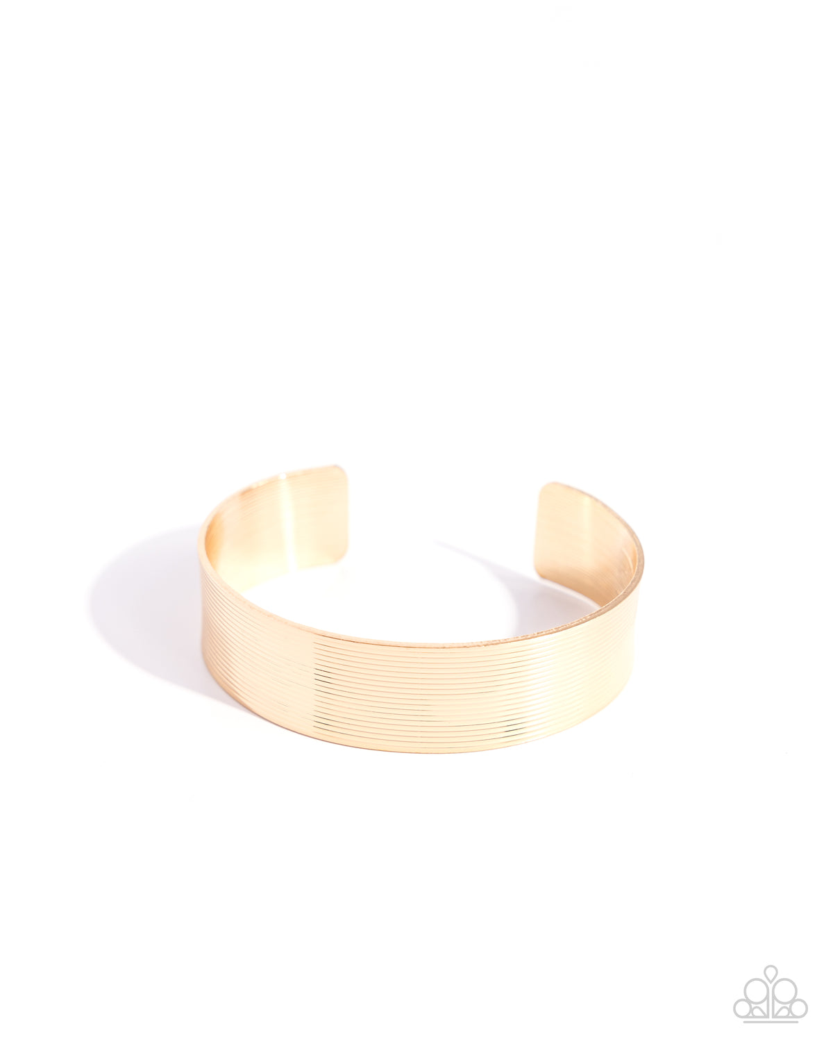 Linear Layers Men's Gold Cuff Bracelet - Paparazzi Accessories