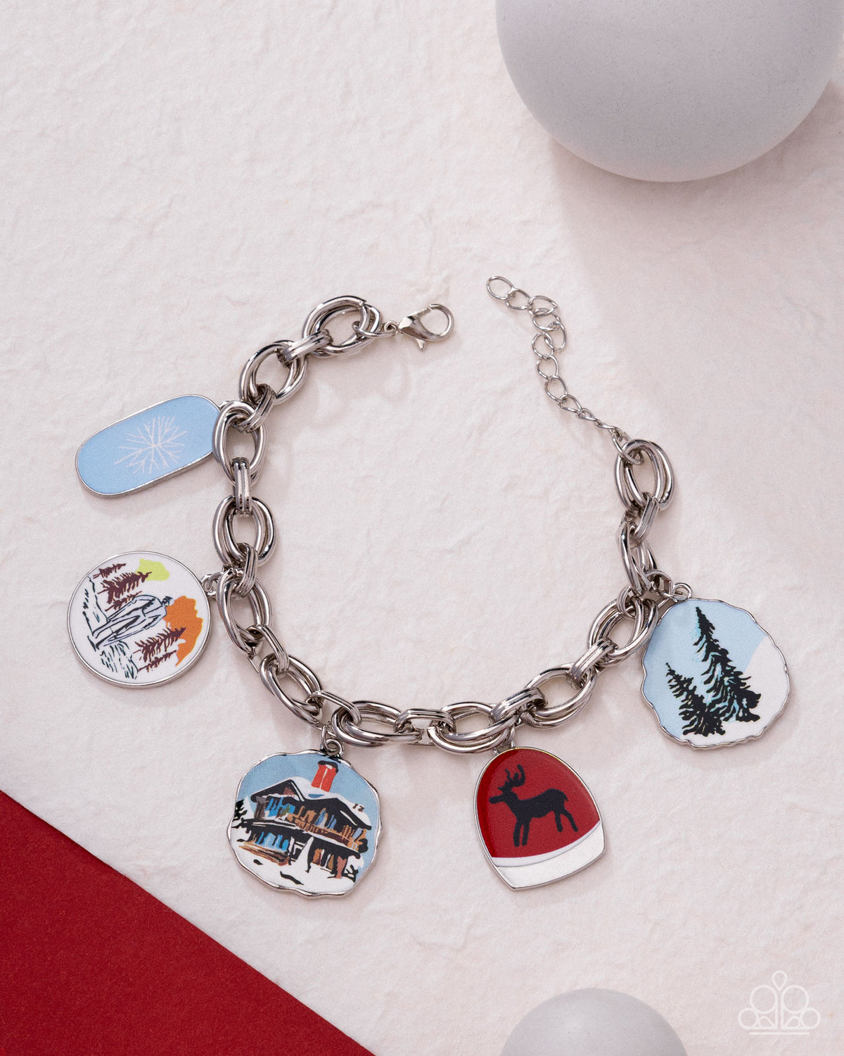 Lodge Look Multi Charm Bracelet - Paparazzi Accessories