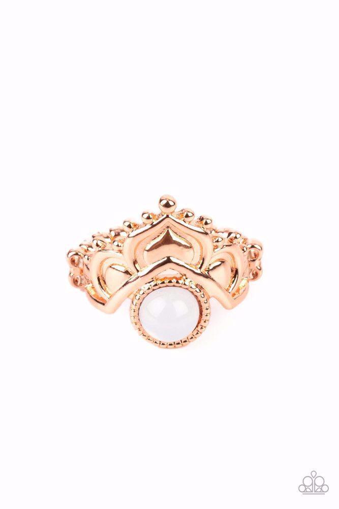 Lotus Solstice Copper Ring - Paparazzi Accessories