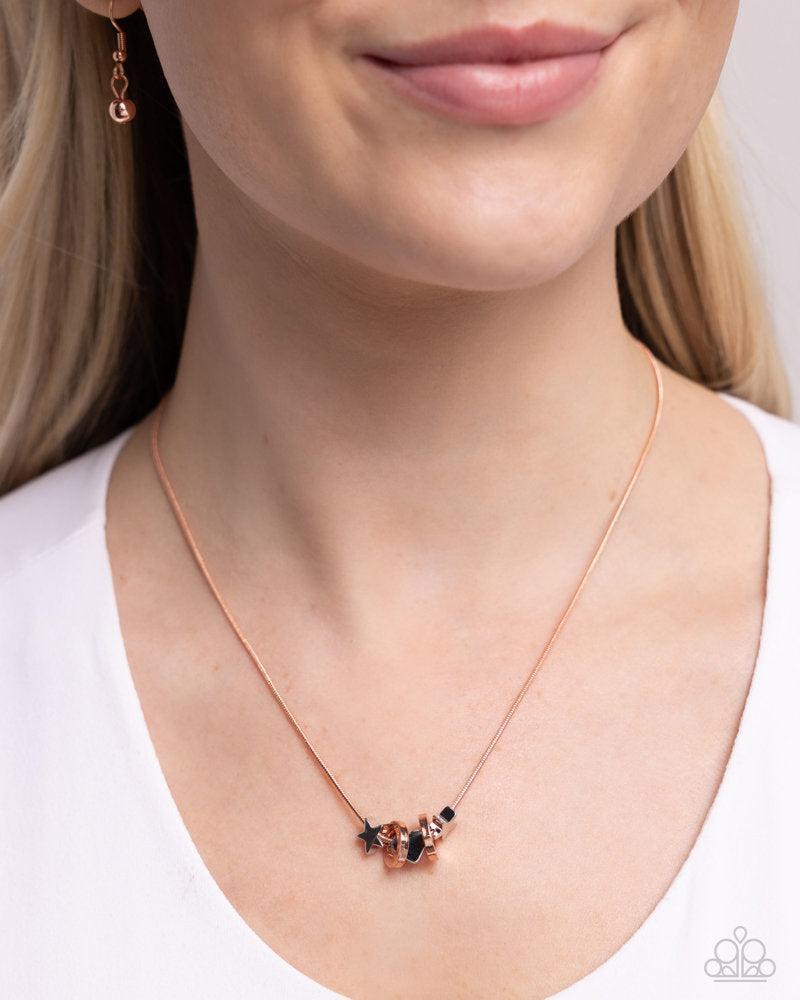 Low-Key Layers Copper Necklace - Paparazzi Accessories