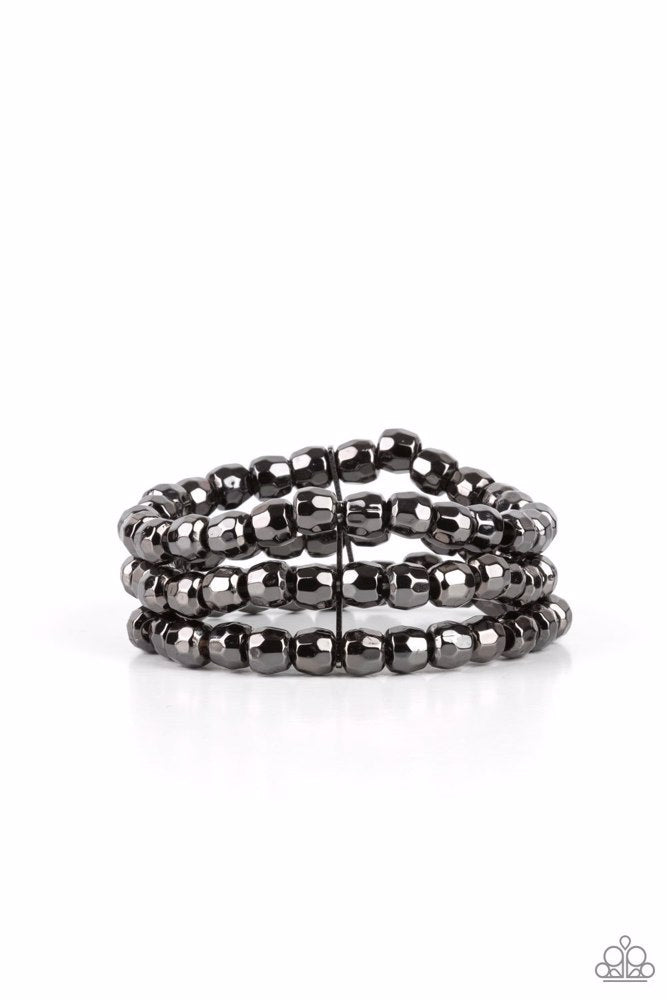 Magnetically Maven Black Bracelet - Paparazzi Accessories