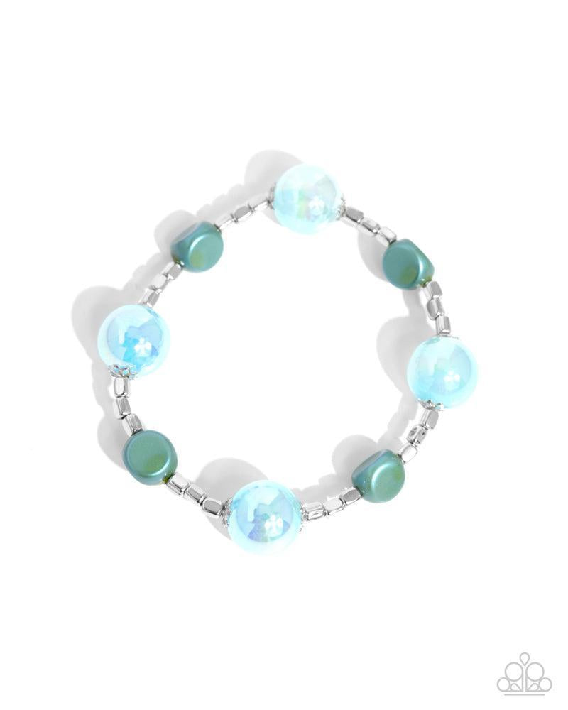 Malibu Model Blue Bracelet - Paparazzi Accessories