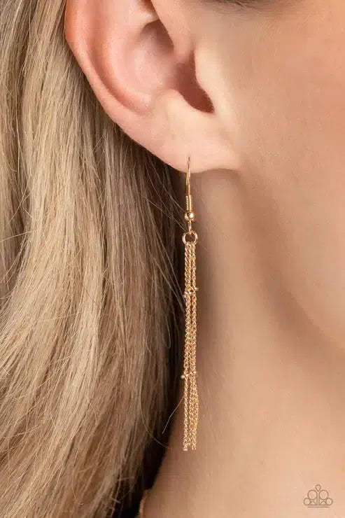 Mama MVP Gold Inspirational Necklace - Paparazzi Accessories - free matching earrings -CarasShop.com - Paparazzi Jewelry by Cara Jewels