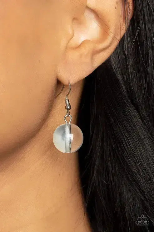 Marina Mirage Blue Necklace - Paparazzi Accessories - free matching earrings -CarasShop.com - Paparazzi Jewelry by Cara Jewels