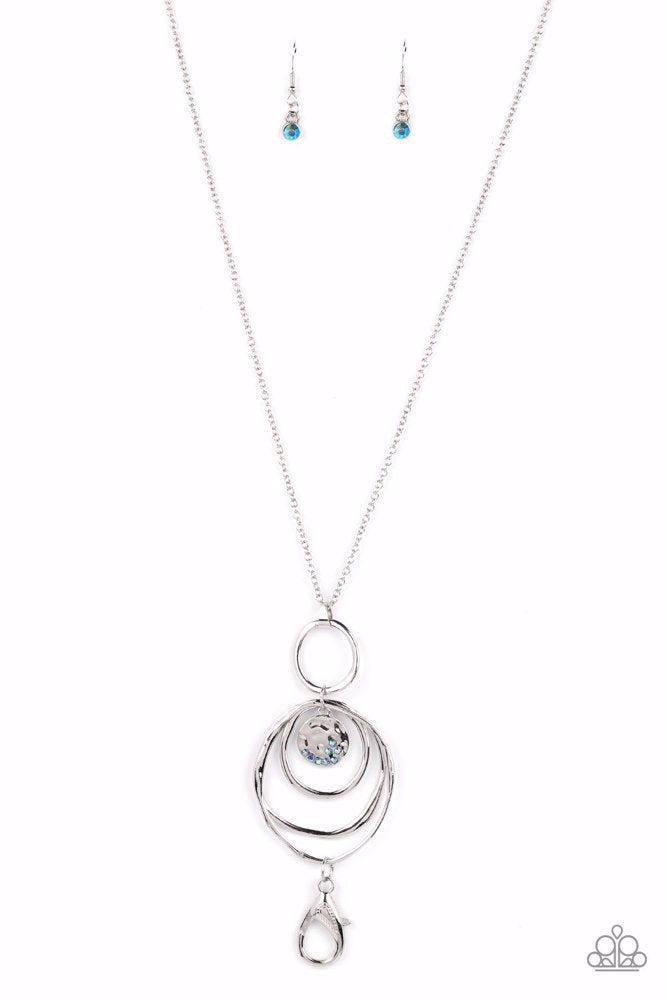 Mermaid Maestoso Blue Necklace - Paparazzi Accessories