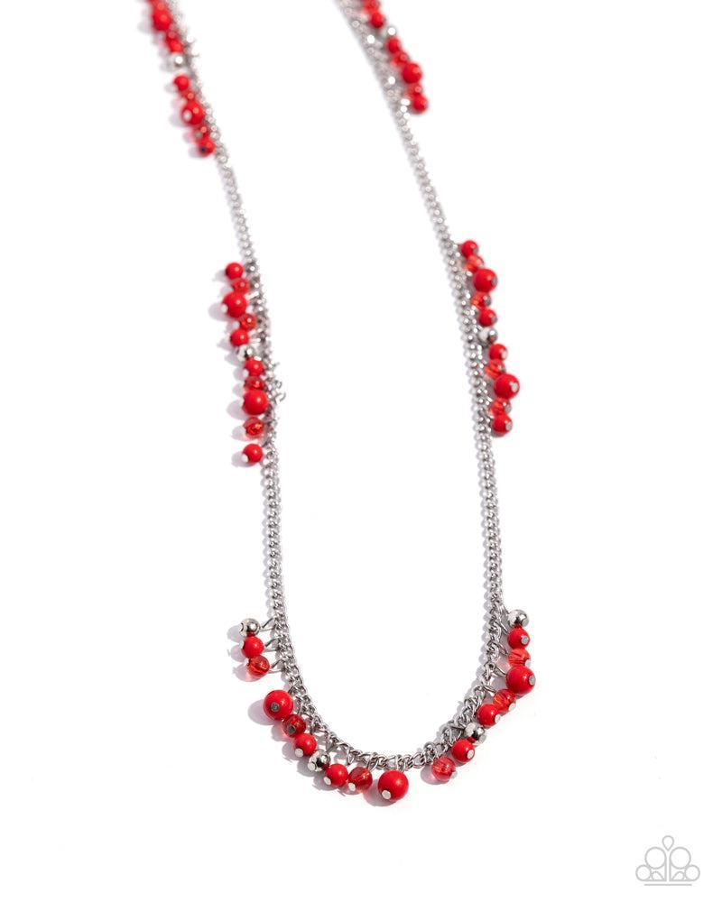 Miami Mojito Red Necklace - Paparazzi Accessories