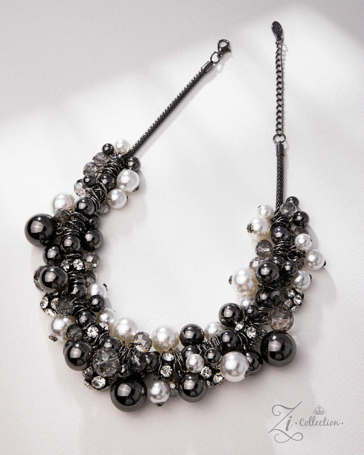 Mischievous 2025 Zi Collection Necklace - Paparazzi Accessories- Flat Lay -CarasShop.com - Paparazzi Jewelry by Cara Jewels