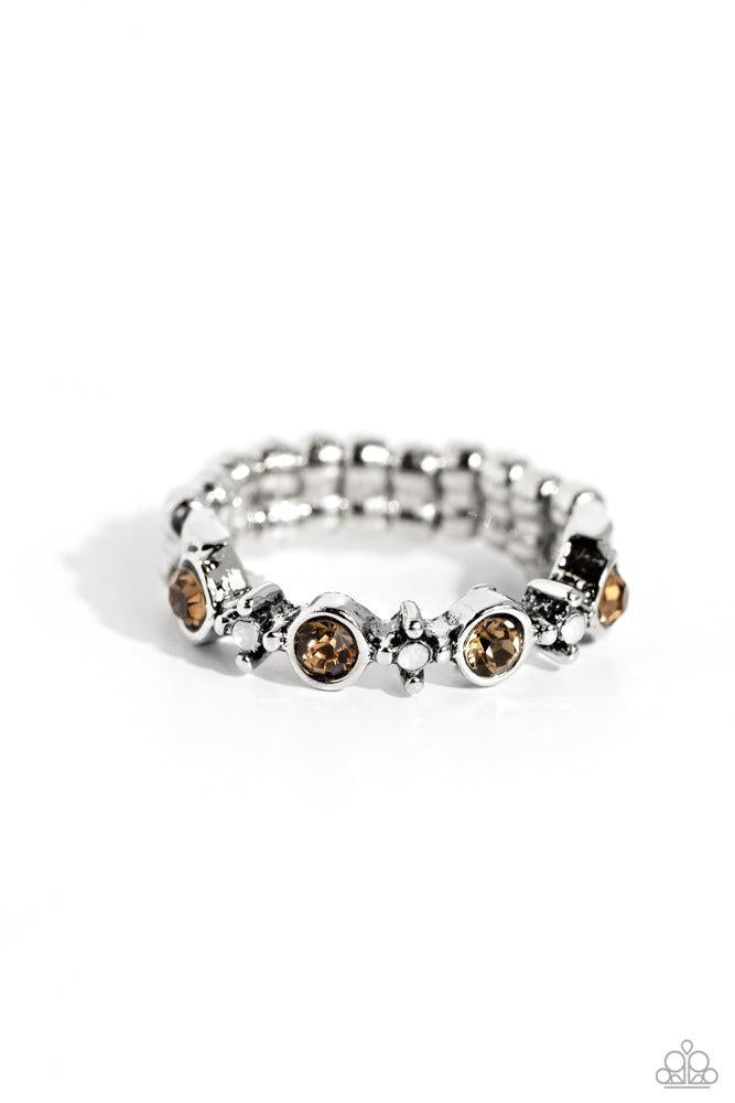 Modestly Modern  Brown Ring - Paparazzi Accessories