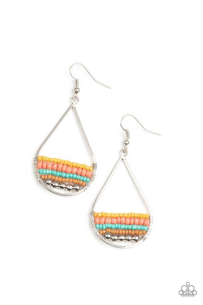 Mojave Mardi Gras Multi Earrings - Paparazzi Accessories