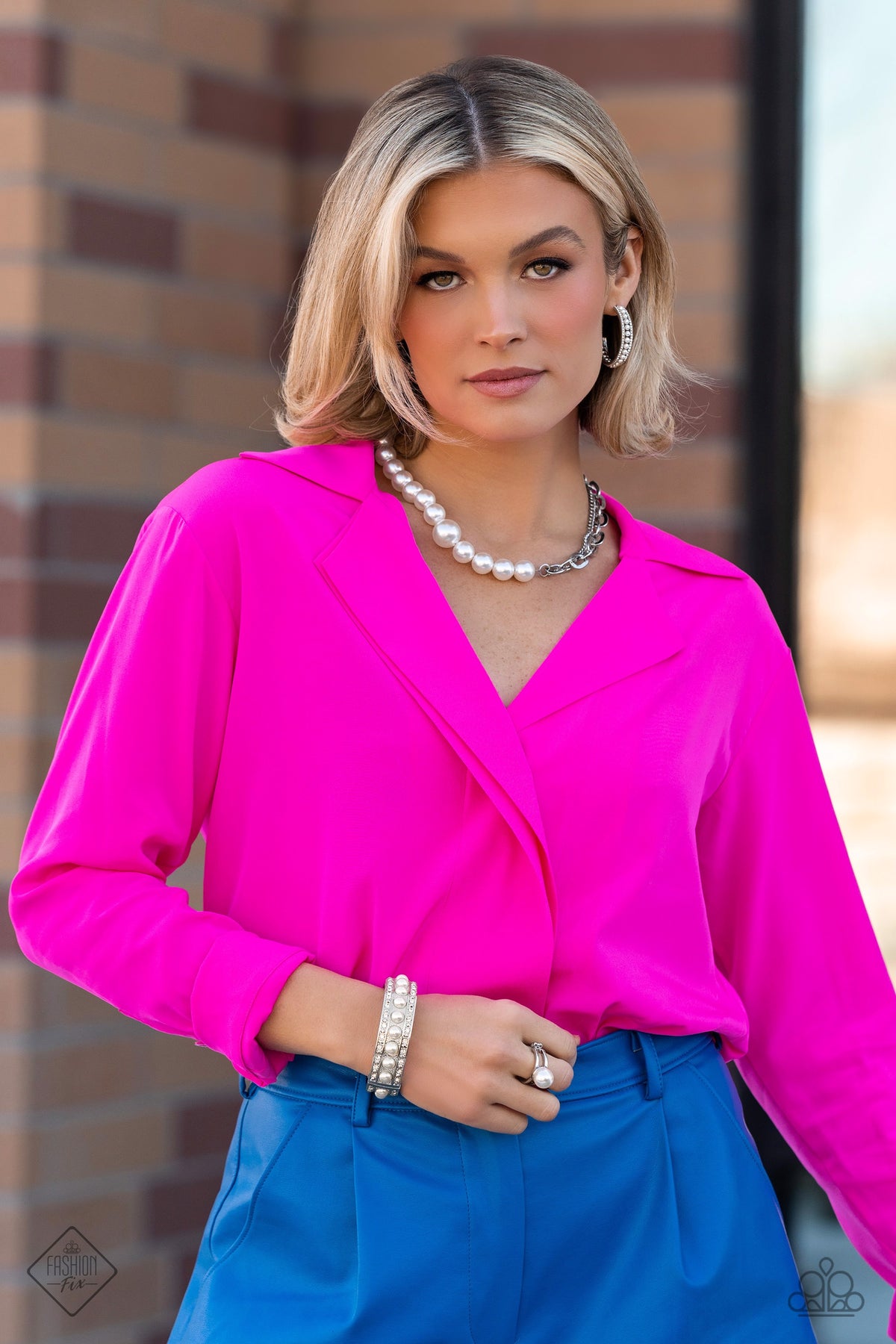 My PEARL White Necklace - Paparazzi Accessories -CarasShop.com - Paparazzi Jewelry by Cara Jewels