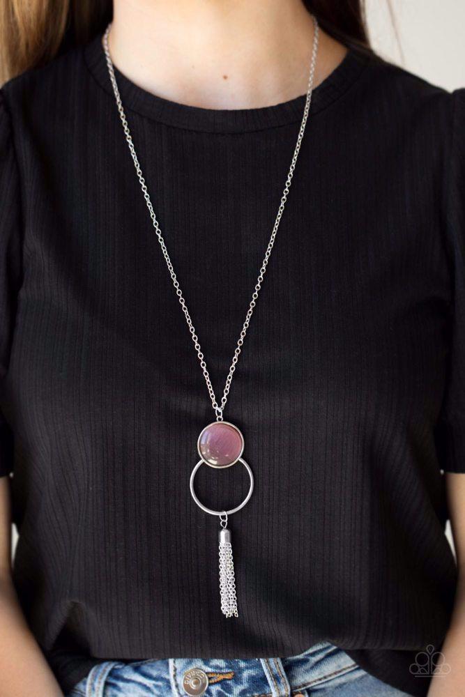 Nice To GLOW You Purple Necklace - Paparazzi Accessories