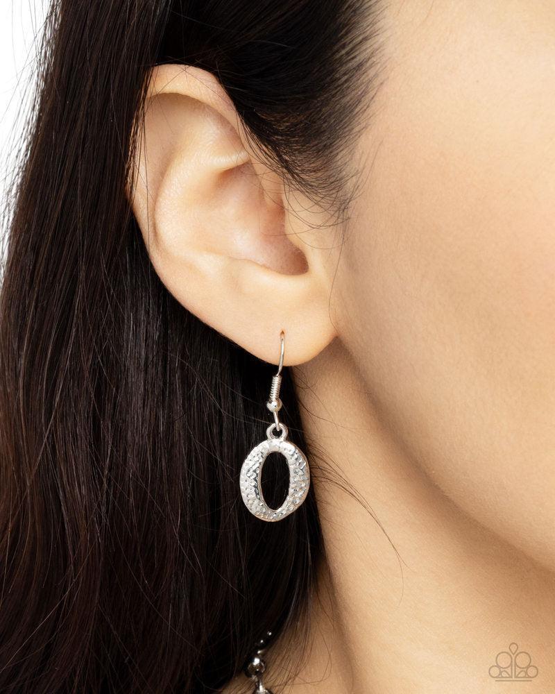 OVAL The Limit Silver Necklace - Paparazzi Accessories