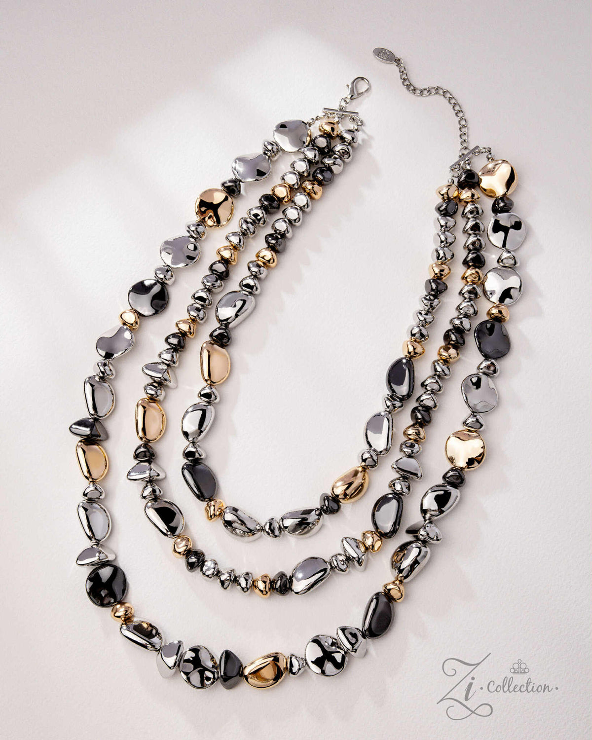 Open-Minded 2025 Zi Collection Necklace - Paparazzi Accessories- Flat Lay -CarasShop.com - Paparazzi Jewelry by Cara Jewels