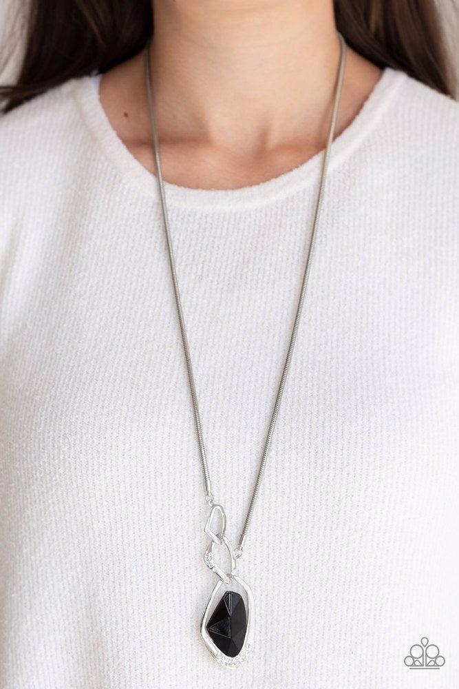 Optical Opulence Black Necklace - Paparazzi Accessories