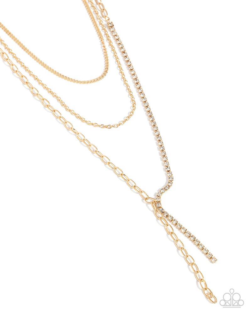 Ornate Obsession Gold Necklace - Paparazzi Accessories