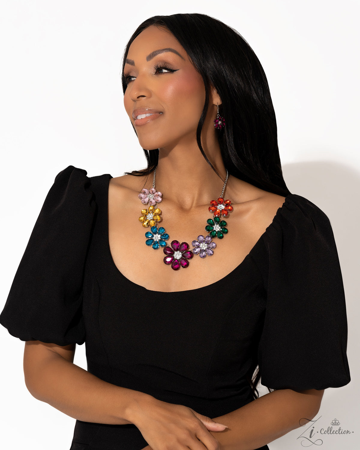 Outgoing 2023 Zi Collection Necklace - Paparazzi Accessories - stylized on model - CarasShop.com - Paparazzi Jewelry by Cara Jewels